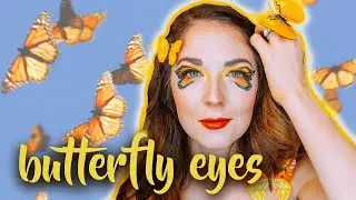 MONARCH BUTTERFLY EYE MAKEUP TUTORIAL (Beginner Friendly!!!)