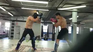 sparring at tristar gym
