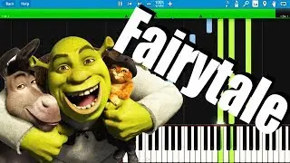 Fairytale by John Powell - Shrek 2001 | Synthesia Piano Tutorial