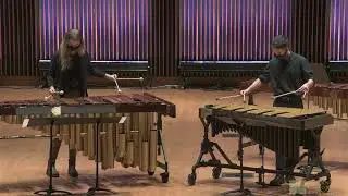 Mad Rush by Philip Glass for Percussion Duet, Performed by Roxee Jo and DJ Talbot