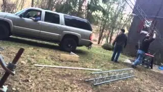 Tilt over tower