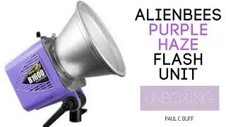 Paul C Buff AlienBees B800 Unboxing| Purple Photography Strobe Light