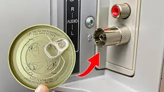 Просто подключитесь к телевизору и смотрите все каналы мира! Простой способ изготовления антенны.