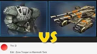 GDI Zone Trooper vs GDI Mammoth Tank