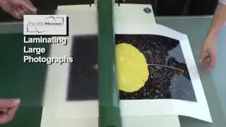 Applying Overlaminate Film to Large Prints