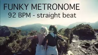92 BPM - Simple Straight Beat - Drum Loop / Metronome
