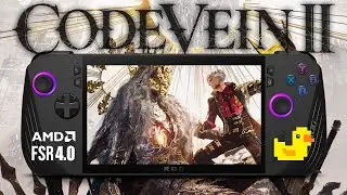 CODE VEIN II on ROG Ally X (SteamOS) | FSR 4 + Lossless Scaling Performance Test