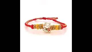 Lucky Cat Charm Bracelet