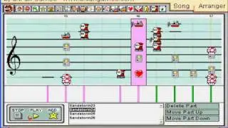 Sandstorm on Mario Paint Composer
