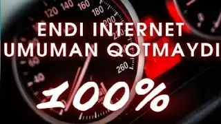 Internetni tezlatish 2021 / netni tezlashtirish / internet tezligini oshirish / qotmaydigan qilish