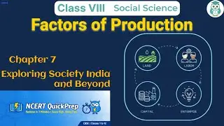 Factors of Production | Class 8 Social Science Chapter 7 | CBSE NCERT | Quick Revision in 7 Mins