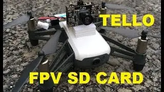 DJI RYZE TELLO 5.8 FPV SD CARD RECORDED QUALITY VIDEO REVIEW