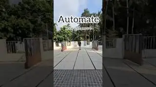 homeIQ-Gate Automation #gateautomation #homeautomation #curtainautomation #shutterautomation