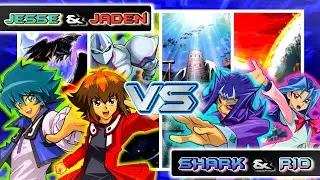 Awesome Tag Duel! GX VS Zexal | Jesse & Jaden VS Shark Kastle & Rio Kastle [Yu-Gi-Oh Duel Links]