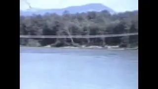 Suspension Bridge over to west side of the Squamish River  1940 to 1950