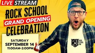 Rock School NW Grand Opening: FREE Family Fun, Live Music by Greg Douglass & More!