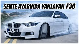 BMW F30 M SPORT İLE ORMAN YOLUNDA YANLADIK / Assetto Corsa
