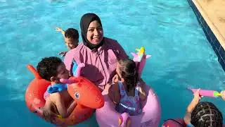 اول يوم في المصيف 💃🏻 عيالي اتريقوا عليا 