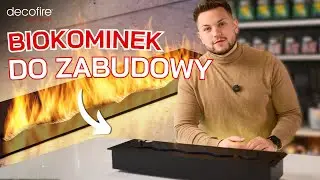 🔥 Biokominek Palnik do zabudowy Infire Black Burner Slim Line | DECOFIRE