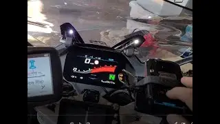 Motorcycle Radar Detector set up