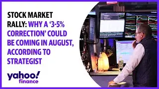 Stock market rally: Why a '3-5% correction' could be coming in August: Strategist