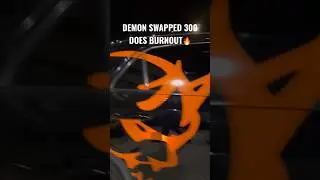 DEMON SWAPPED CHRYSLER 300 DOES BURNOUT🔥😮&zwj;💨