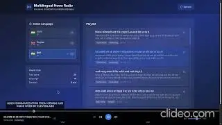 Radio-G: AI-Powered Multilingual Global News Platform |  Devpost Hackathon