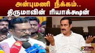 அன்புமணி  நீக்கம்.. திருமாவின் ரியாக்க்ஷன் | THIRUMAVALAVAN  | ANBUMANI | PMK