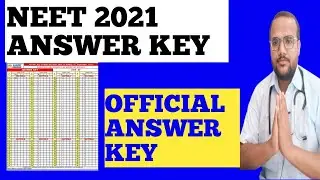 NEET 2021 ALLEN OFFICE ANSWE KEY