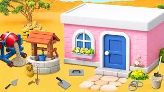 DIY Mini House with Brick Water Well & Garden | Creative Mini Construction Project