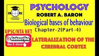 #Psychology||#Robert A.Baron||#Lateralization of the Cerebral Cortex||#Chapter 2#Part 4