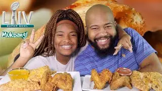 Super Bowl Mukbang with Itz So Nyiah! Calzones & Chicken Wings!