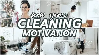 CLEAN + UN-DECORATE WITH ME! || NEW YEAR EXTREME CLEANING MOTIVATION!