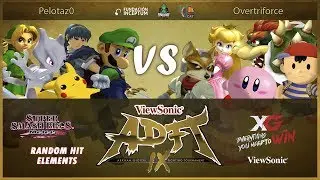 ADFT IX - SSBM - R1 R.Hit Elements - Pelotaz0 vs Overtriforce