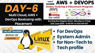 Day-6 of 55 : Linux for DevOps  || Live Zoom (Batch-35) || 8 AM IST