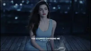 You Stopped Choosing Me | SAD Emotional EDM English Song 2026