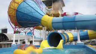 Waterworld Cebu / Tornado slide and Space hole