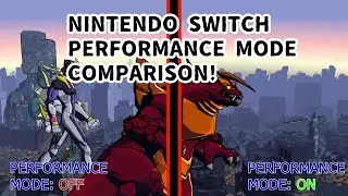 Dawn of the Monsters Switch Performance Mode Comparison