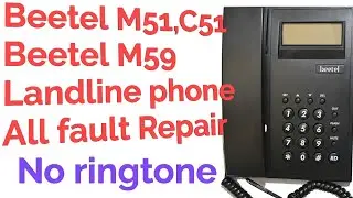 Beetle M51 Beetle M59 Landline Phone Repair and Fault Finding |Betel Phone No Ringtone