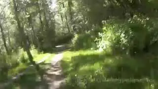 Chickakoo Lake outer ring hike (16x hyperlapse)