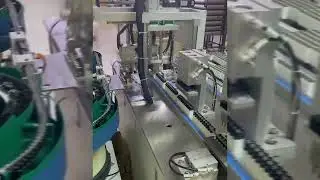 Automated installation of lighter heads using grinding wheel machine-砂轮机打火机成品头自动化安装