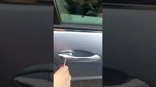 mercedes w245 B class open with emergency key