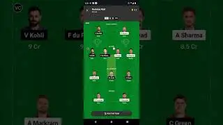 SRH vs RCB today dream11 prediction team || Hyderabad vs Bangalore || #dream11 #ipl #srh #rcb