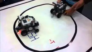 Lego Mindstorms NXT G in Circle
