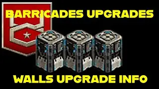 War Commander: Barricades (Walls) Upgrading Info.