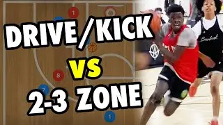 How Drive And Kicks Beats A 2-3 Zone