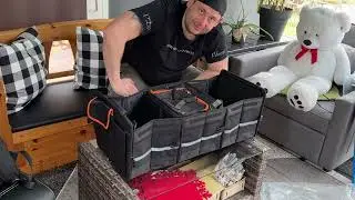 Kofferraumtasche Kofferraum Organizer mit Deckel Auto Kofferraum Organizer Unboxing und Anleitung