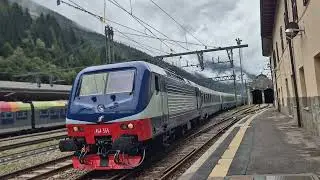 Einfahrt des Expresso 96510 am 27.09.2025 in Brenner/Brennero