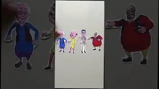 Head In Correct Position of Motu Patlu #headchallenge #motupatlu #cartoon #shorts