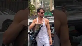 #tigershroff Click Outside Salon In Bandra #bollywood #bollywoodkhabar #viral #spotted